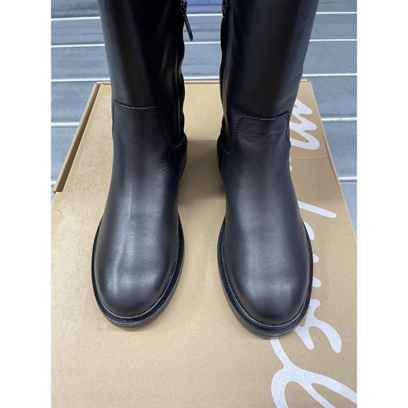 Madewell Tall Drumgold Riding Boots Womens‎ Size 6 Black Vachetta Leather NWB - Picture 4 of 11